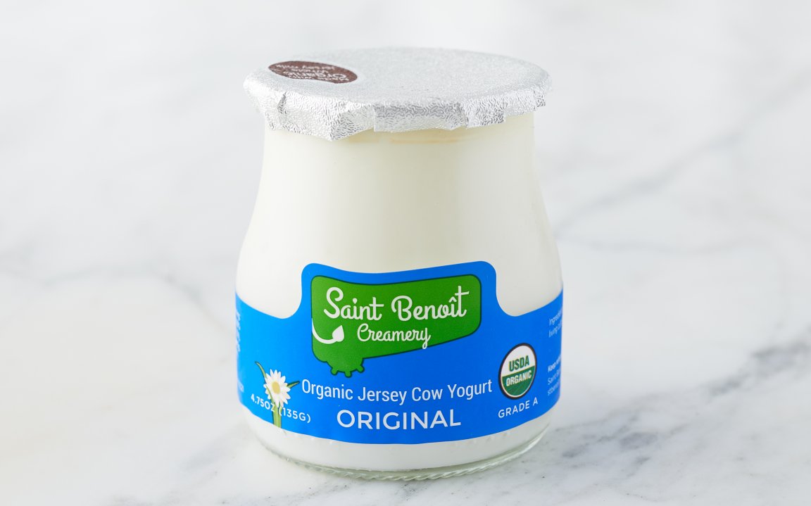 Organic FrenchStyle Plain Yogurt Saint Benoit Creamery SF Bay